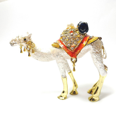 home deco camel craft metal camel dubai souvenir gift item trinket jewelry box camel