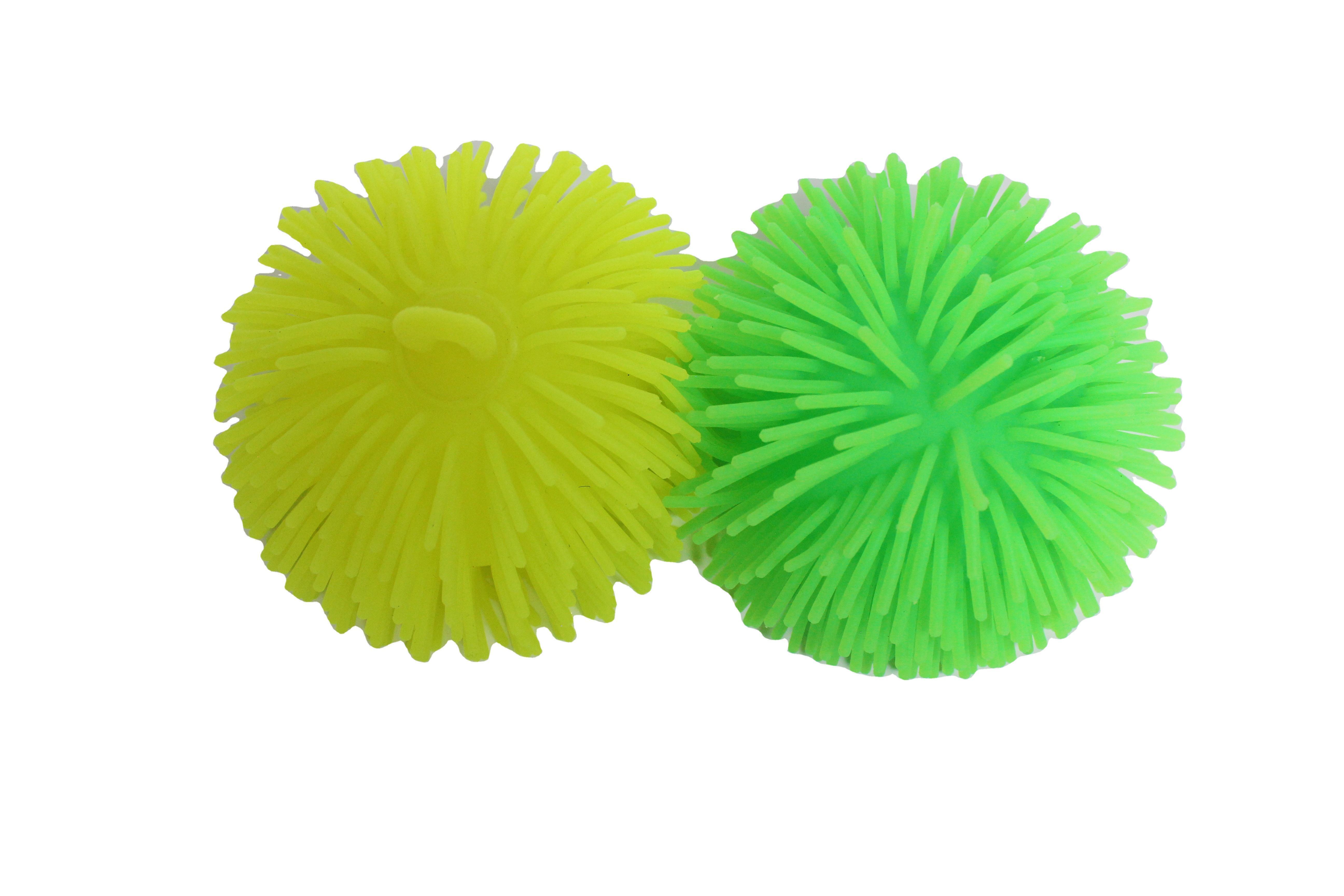 Flashing TPR puffer ball spike ball 7INCH colorful bouncing ball Promotional gift squeeze toy