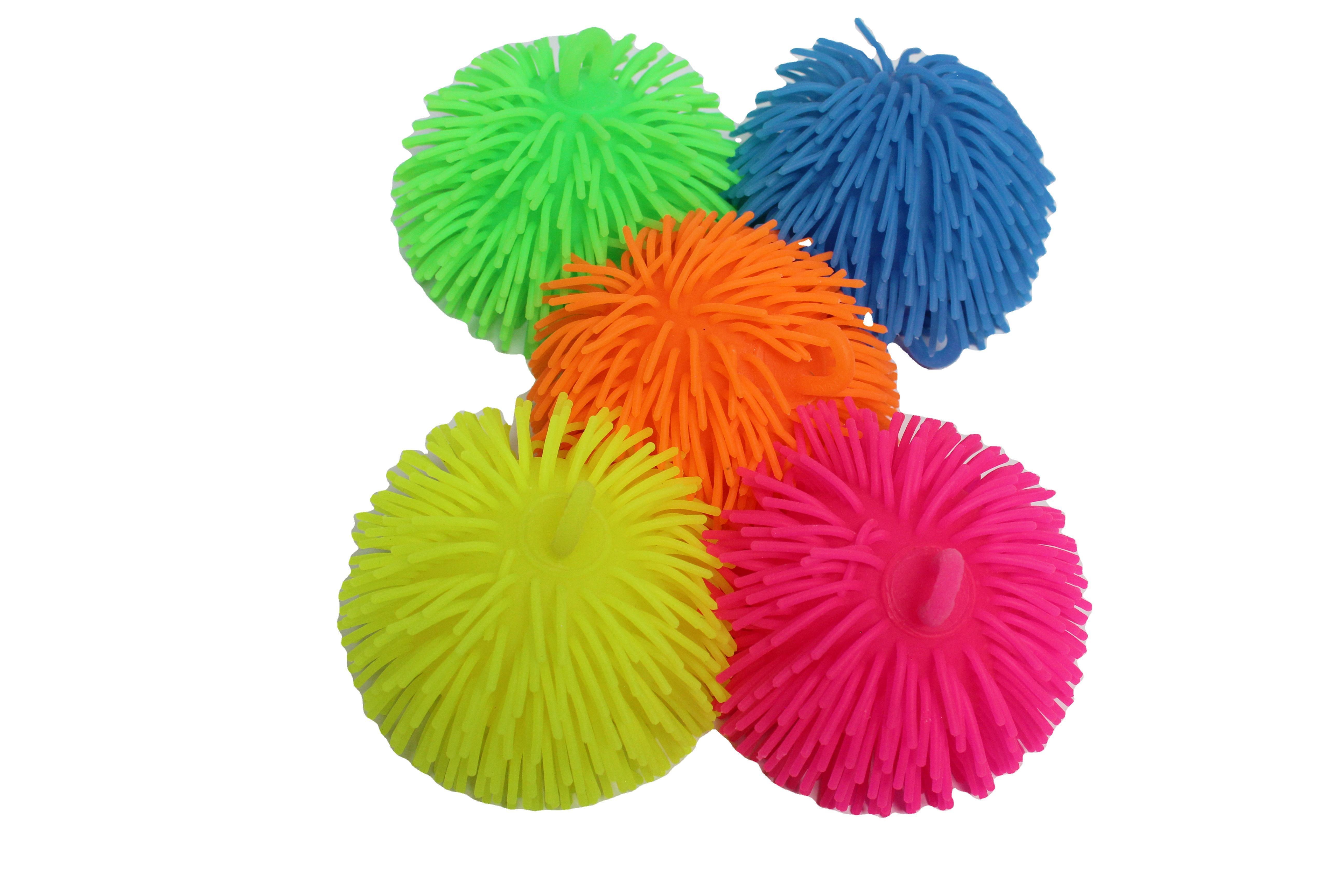 Flashing TPR puffer ball spike ball 7INCH colorful bouncing ball Promotional gift squeeze toy