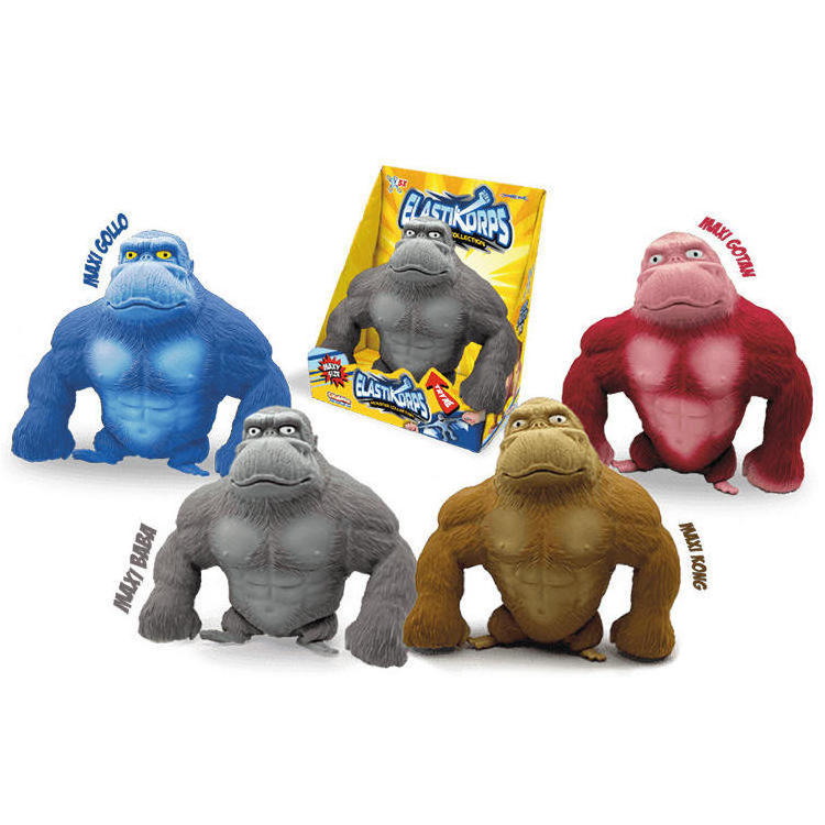 10CM Monkey Gorilla Fidget Toys Elastic Decompression Toy Latex Chimpanzee Jungle Animal Sand toy