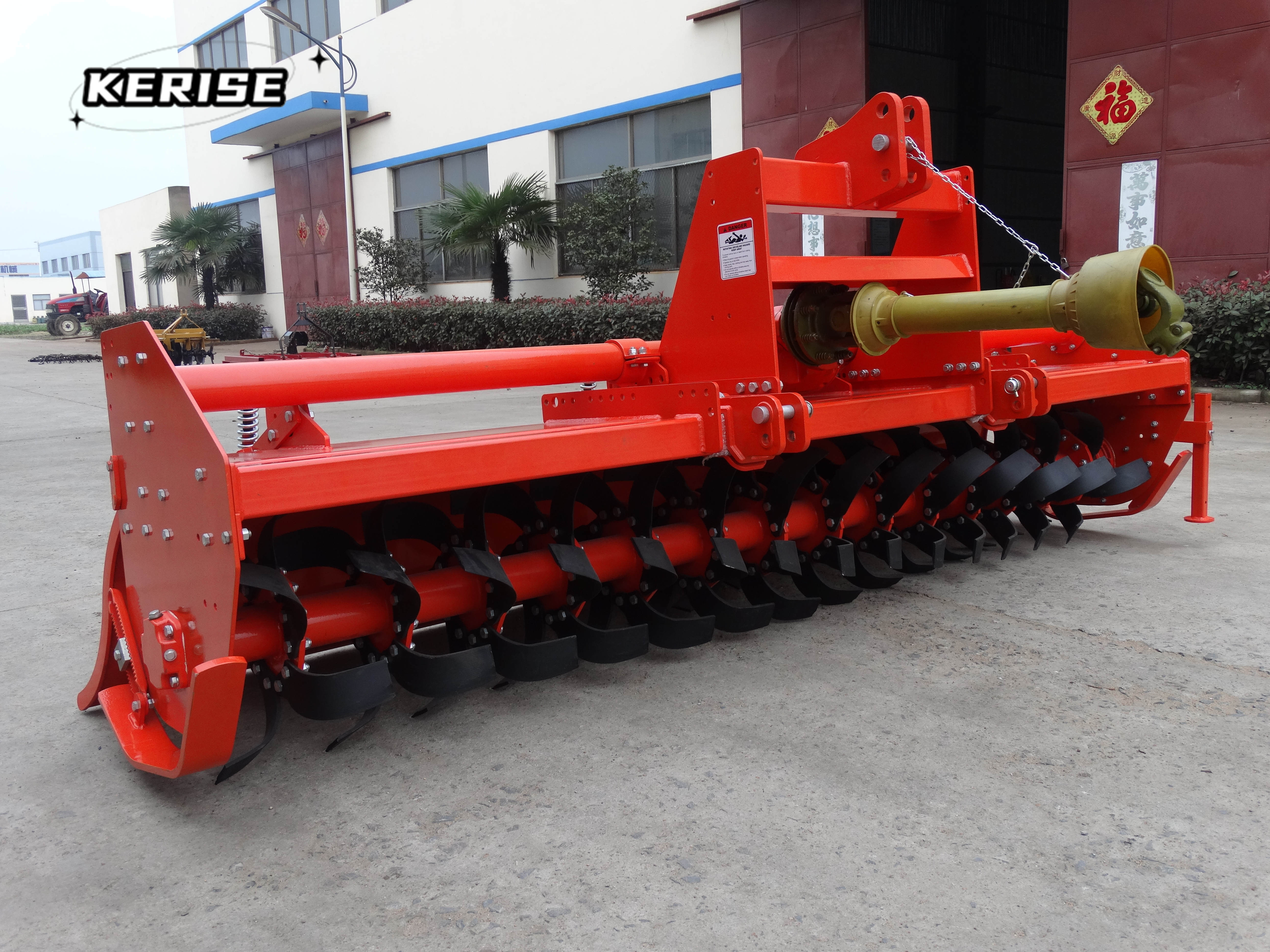 Garden Tools Agriculture  Chinese Orange Color cultivator rotary tiller machine