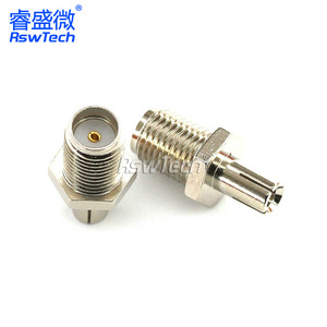 SMAK/TS9J Solar Pv amphenol underwater powercon ferrule SMA Female to TS9 male Connector