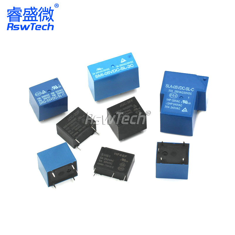 Small SRD/T73 12v t73 5v pcb 10a Relay high power sugar cube 50a jqc-3ff hk miniature relais SRD-T73 relay