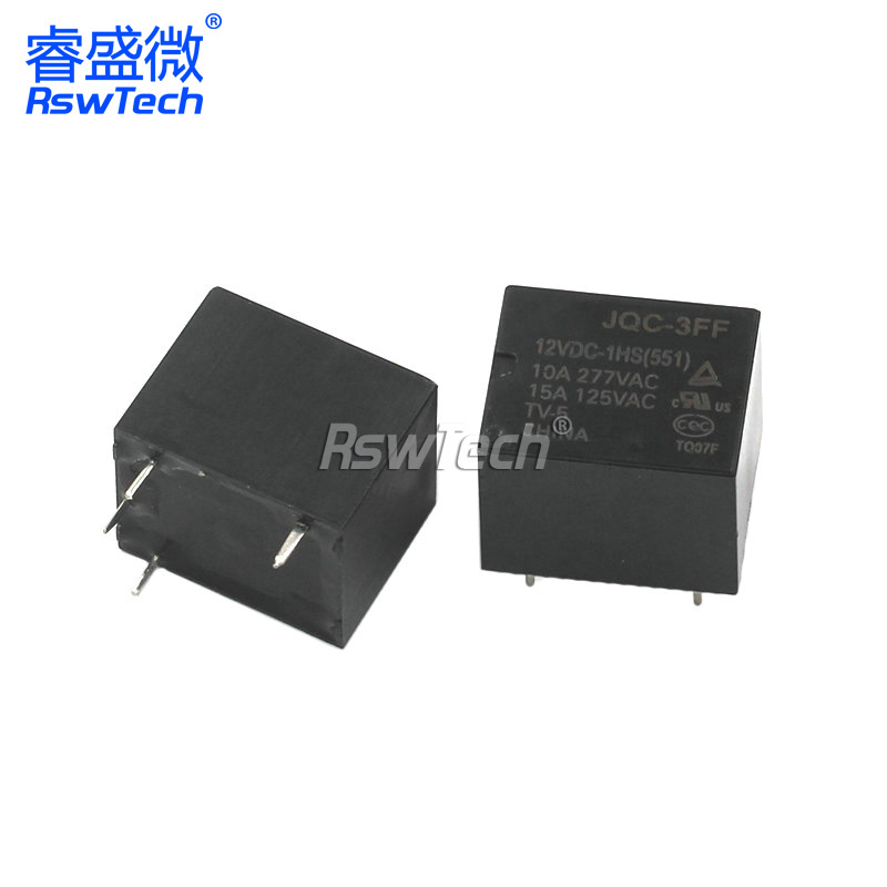 Small SRD/T73 12v t73 5v pcb 10a Relay high power sugar cube 50a jqc-3ff hk miniature relais