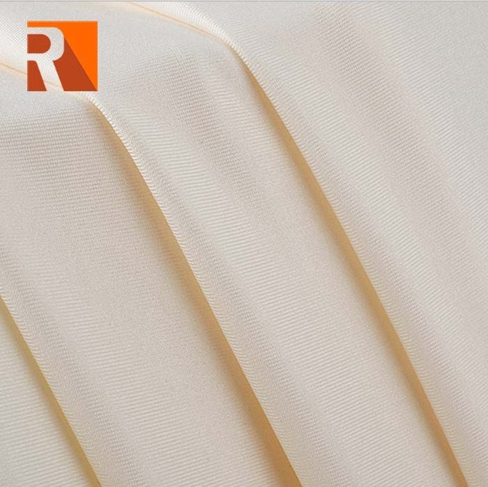 In Stock High Elastic 90 Polyester 10 Spandex Composite Milk Silk  Lycra Jersey T Shirt Lining  Knitted Fabric