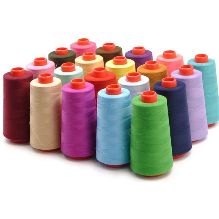 Spot Stock 750 Colors 4000Y 402 100 Polyester Hilo de coser Sewing Thread