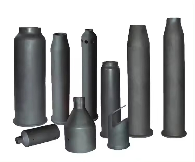 RBSIC/ SSIC/ SISIC Sintered  SiC Ceramic Rod Rollers Silicon Carbide Tube