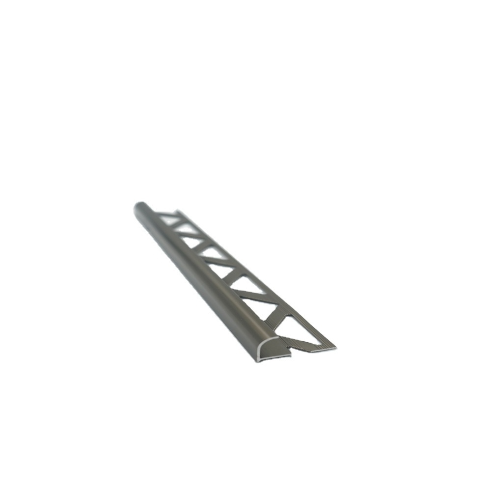 OEM & ODM Factory customized punching hole edge ceiling aluminum extrusion profiles Corner Tile Trim, Chrome Tile Trim