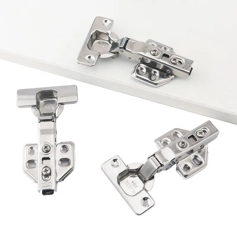 ROEASY removable plate soft close hydraulic cabinet door hinge ss 304 auto clip on hinges