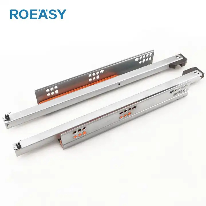 ROEASY Heavy Duty Drawer Guides Kitchen Drawer System Push to Open Soft Close Undermount Drawer Slides