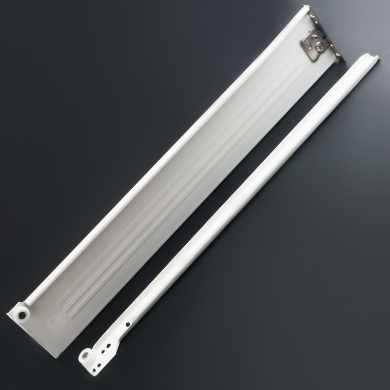 Roeasy soft closing telescopic drawer slide channel European style FGV powder coated drawer slide