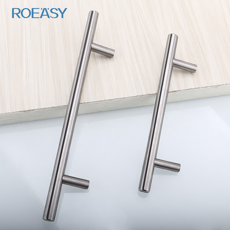 9609 stainless steel cabinet Handle furniture hardware drawer pull handle T type drawer handle