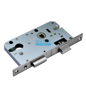 ROEASY SS201 security zinc alloy Core Latch Door Lock body 60/70mm Brass cylinder  manufacturer GATE  Mortise Lock