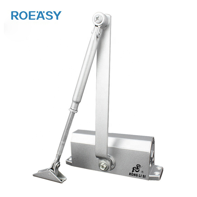 ROEASY 25-65KG Aluminium Surface Mounted Automatic Security Spring Closing Door Closer Fire Rated Door Stopper Door Hardware