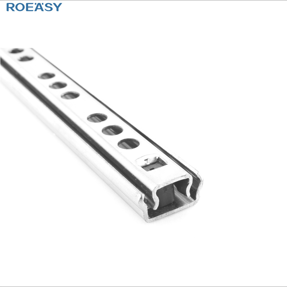 ROEASY Drawer slide 17mm zinc furniture accessories two way linear ball bearing drawer slide