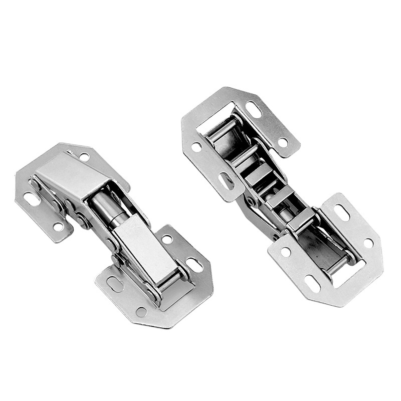 Frog Type Spring Hinges Screw-in Type Cabinet 90 Degree 4 inch Concealed Cupboard Door Hinge Two-way Hinge