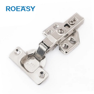 ROEASY removable plate soft close hydraulic cabinet door hinge ss 304 auto clip on hinges