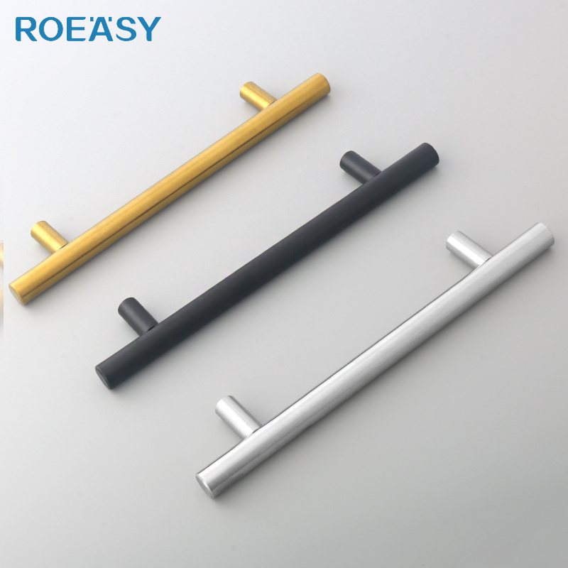 Roeasy Door Hardware Kitchen Furniture SS Pull Cabinet Handle cupboard handles gold black cabinet pulls