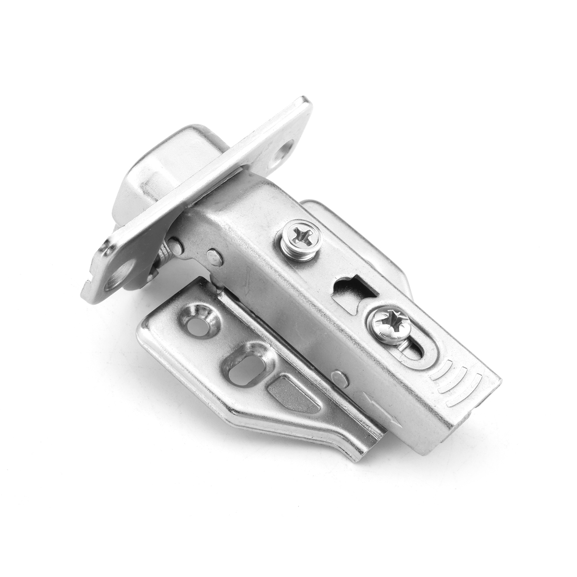 ROEASY Full Overlay Hinge for Cabinets Door 35mm Cup Hydraulic 2D Hinge for Furniture Wardrobe and Kitchen Cupboards