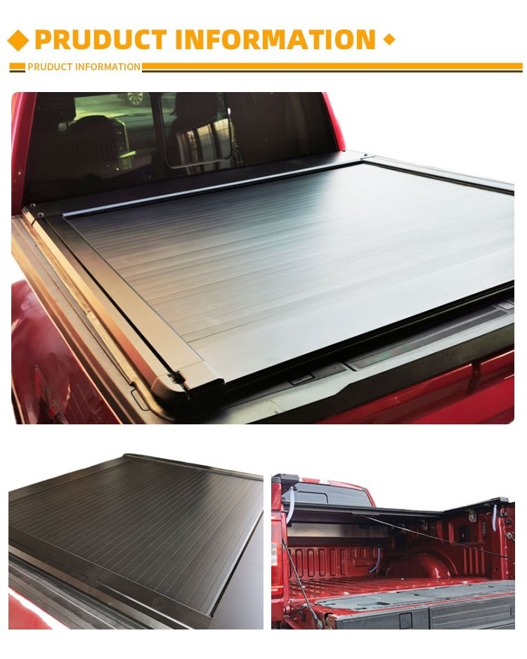 Hot Sale Auto Accessories Aluminum Manual Hard Tonneau Cover With Lock for Isuzu D-MAX