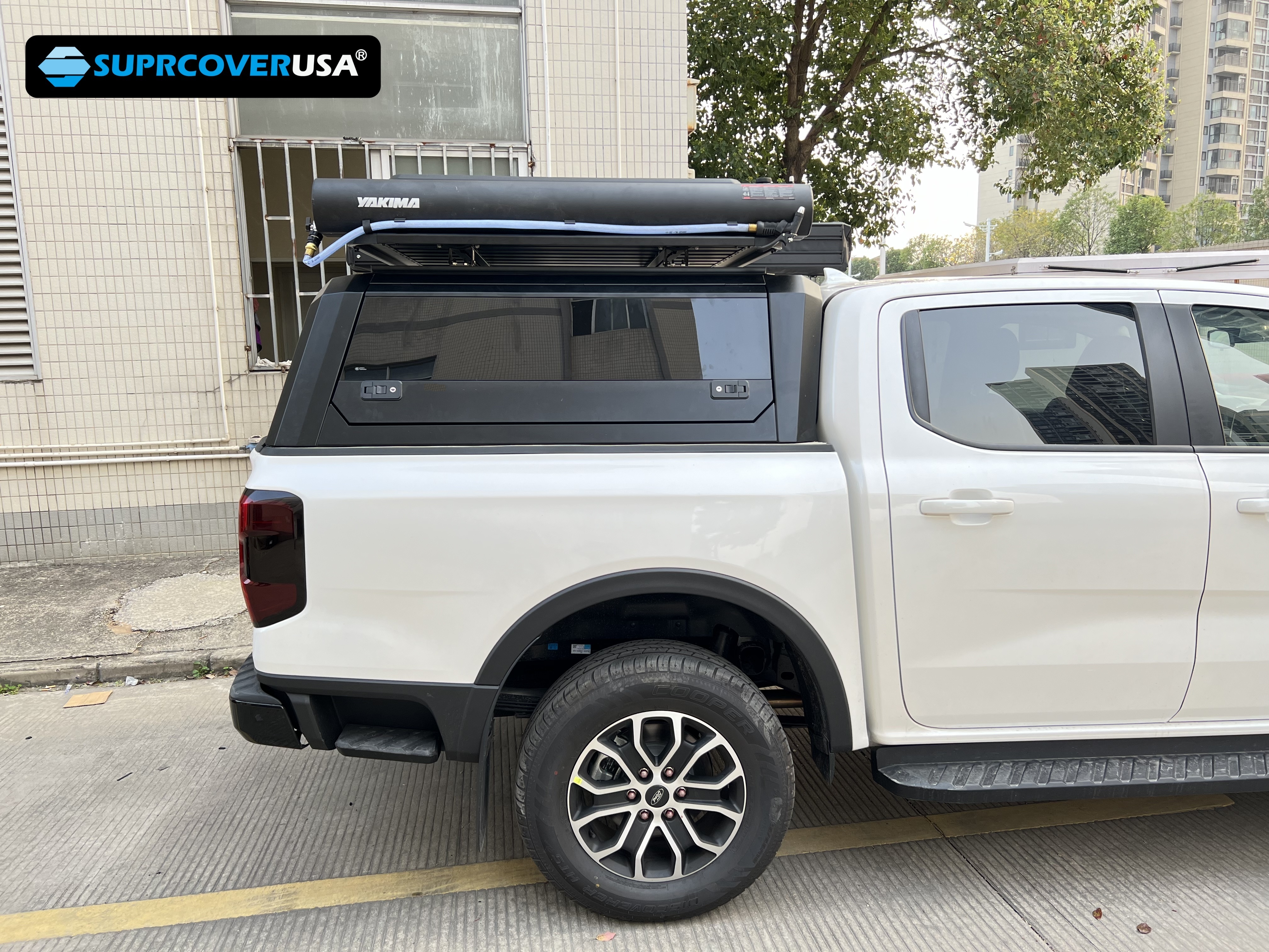 Auto accessories  truck canopy topper camper pickup for Ford RANGER RA (Next Gen) DC 2022+  HYBRID CANOPY