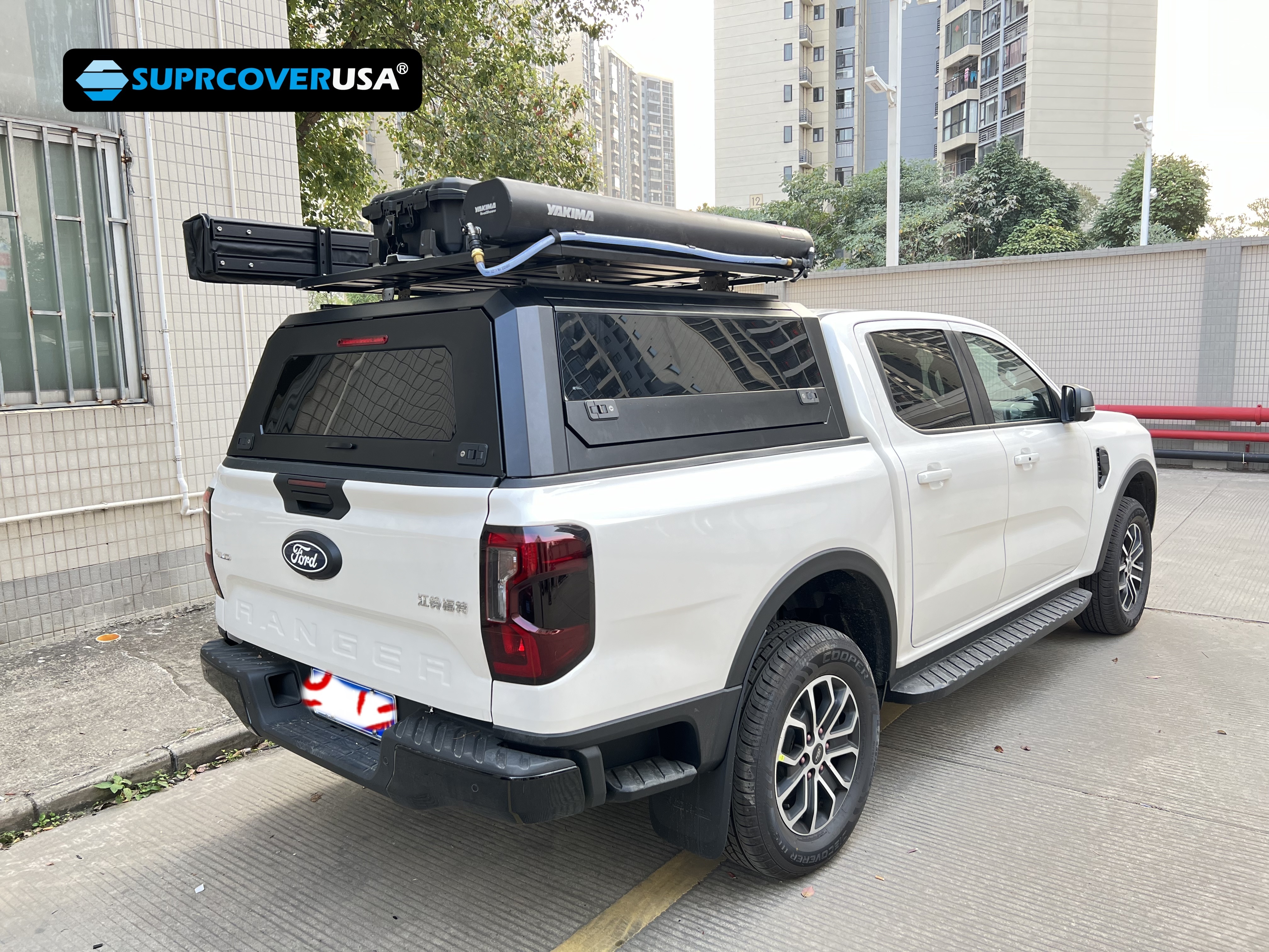 Auto accessories  truck canopy topper camper pickup for Ford RANGER RA (Next Gen) DC 2022+  HYBRID CANOPY