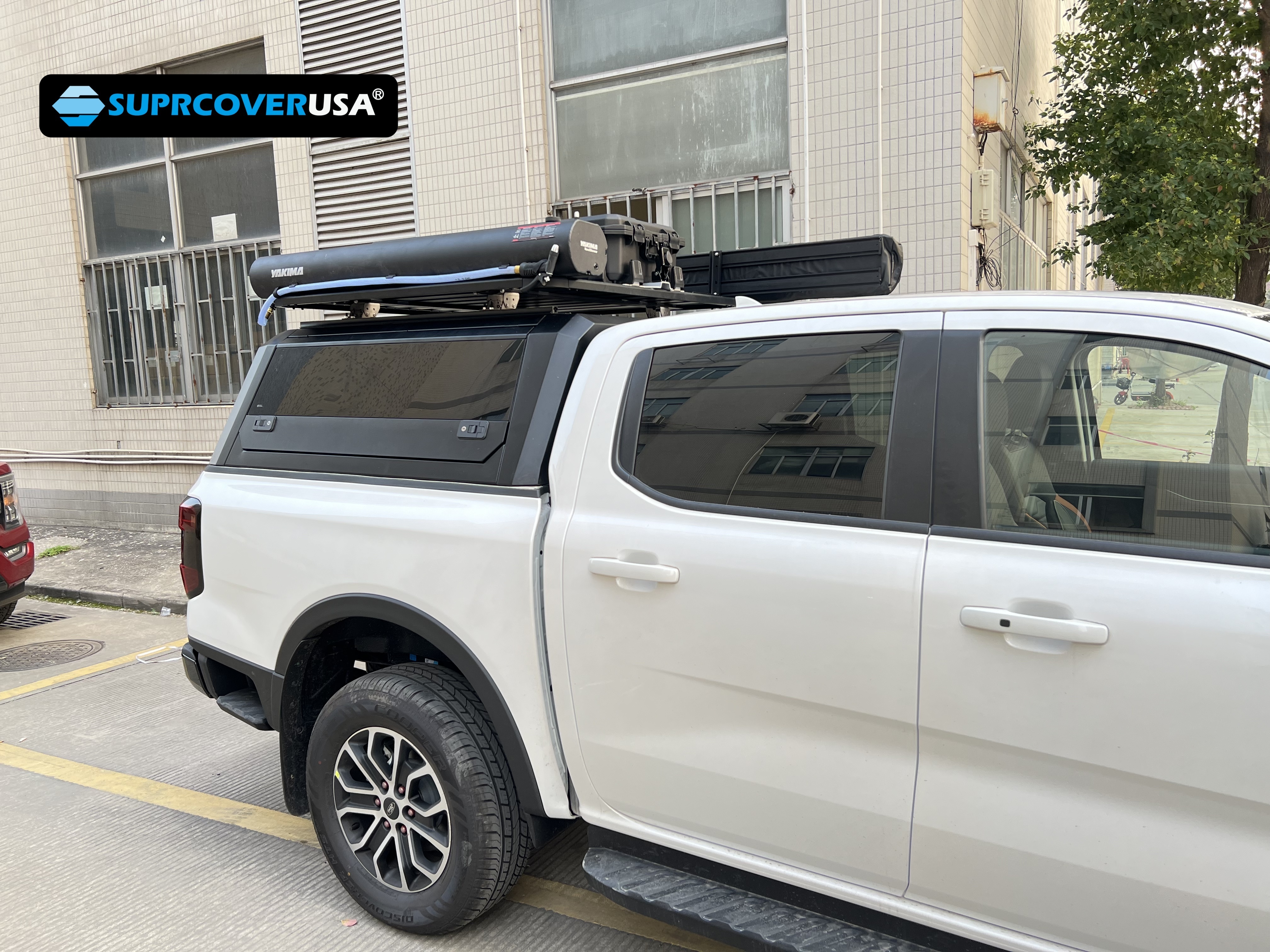 Auto accessories  truck canopy topper camper pickup for Ford RANGER RA (Next Gen) DC 2022+  HYBRID CANOPY