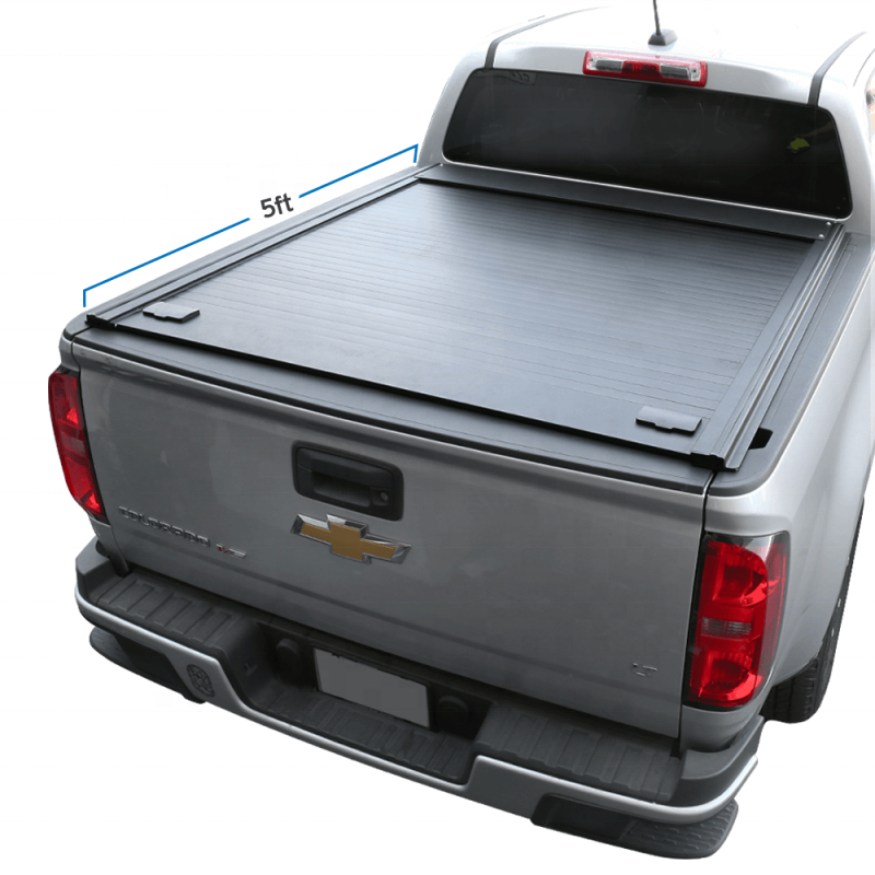 For Chevrolet Colorado (2014 - 2022)  Short Bed Retractable Hard Tonneau Cover  hard lid