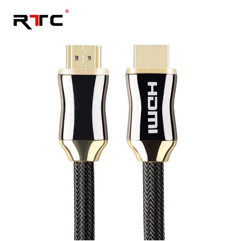 Factory Supply Male to Male 24K Gold Plated HDMI Cable Support 4K@60Hz HDCP2.2 ARC for HDTV PC PS4 xBox