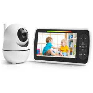 Smart Baby Monitor with Camera and Audio 5 inch Video Bluetooth  Night Vision Two-Way Talk