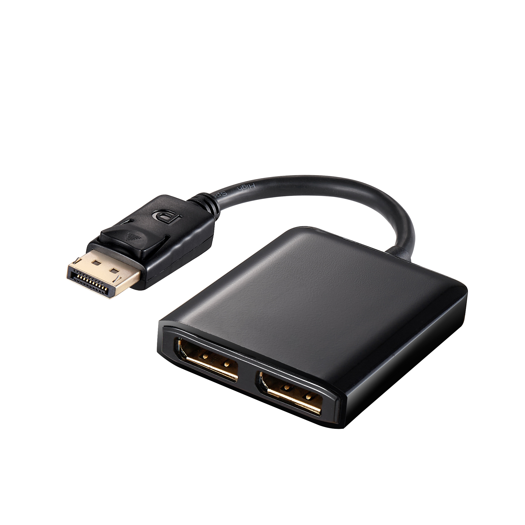 DisplayPort to Dual DP 4K 60Hz Adapter Multi Monitor Splitter,Converter Multi-Stream Transport (MST) Hub,DP to 2X DP 2.0