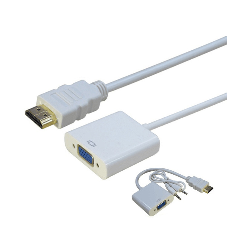 Hot sale HDMI to VGA  convert cable 0.25m support 1080P