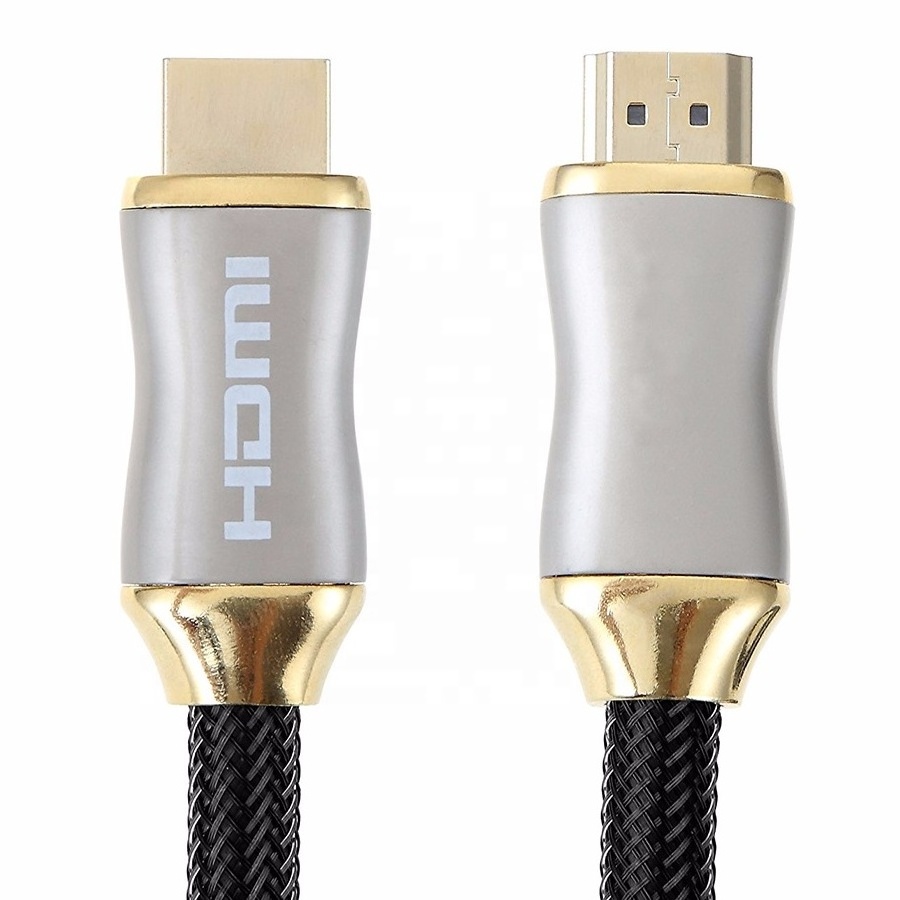 Factory Supply Male to Male 24K Gold Plated HDMI Cable Support 4K@60Hz HDCP2.2 ARC for HDTV PC PS4 xBox