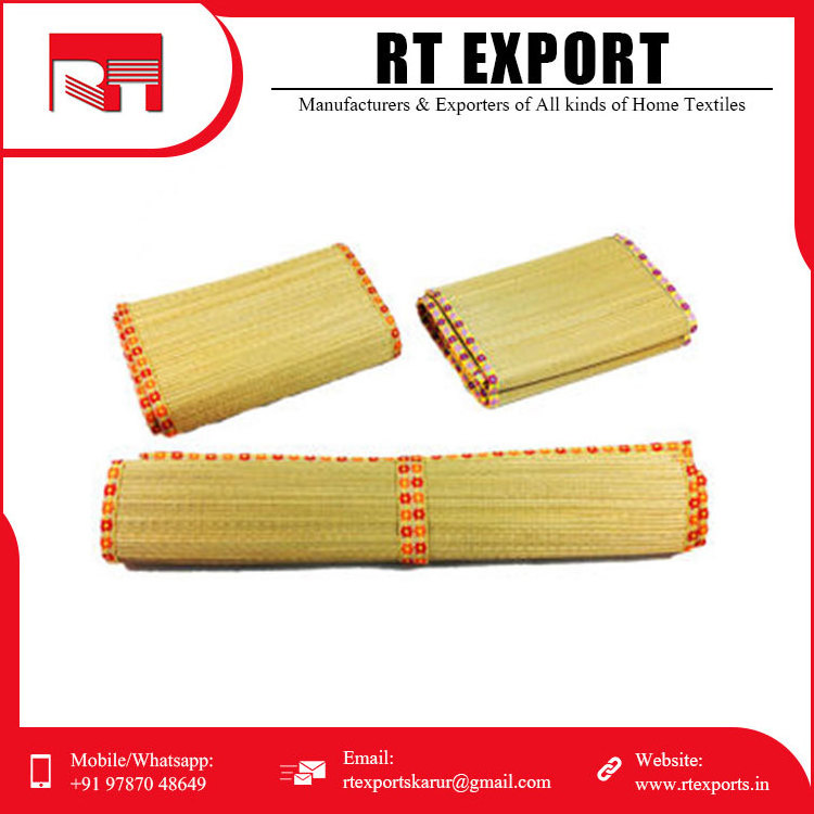 Best Quality Straw Beach Mat New Design Outdoor Straw Beach Mat Bulk Supply