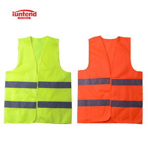 Custom Logo Construction Security Safety Vest Reflective Clothing Reflector Safety Vest with Pocket