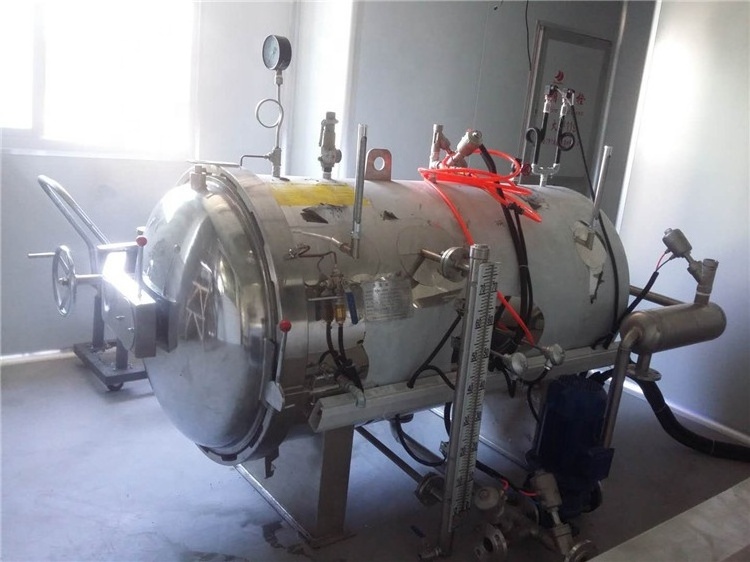 Horizontal Spray Sterilization Machine For Long Shelf Food Can / Pouch Retort For Sale Suppliers