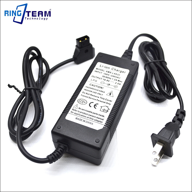 D-tap Battery Charger 16.8V 2A Power Adapter for Sony V-lock Battery, V-mount Battery 95Wh 150Wh 190Wh 230Wh