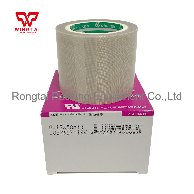 Japan Chukoh Flo Adhesive Tape  AGF-100FR  T0.13xW13/19/25/38/50mm High Temperature Resistance Tape