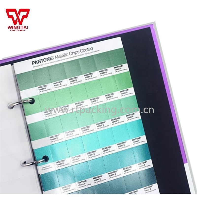 Newest Version PANTONE Metallic Chips Book GB1507B Solid Coated 655 Metallic Colors