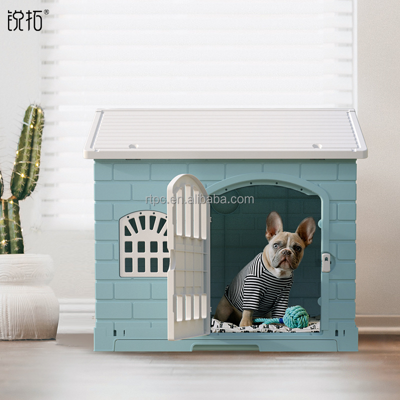 new design plastic pet dog house portable pet high quality safe luxury dog cat pet house