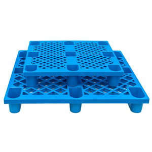 9 feet perforated deck nestable Single Faced grid plastic pallets for warehouse