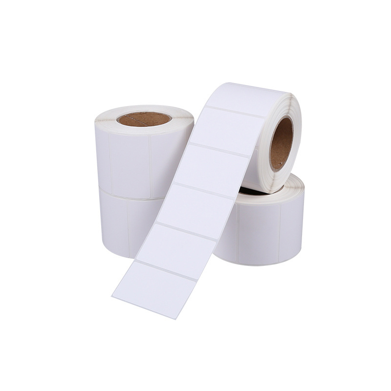 Custom White Waterproof Paper Barcode Sensitive Sticker Roll Direct Thermal Labels For Supermarket