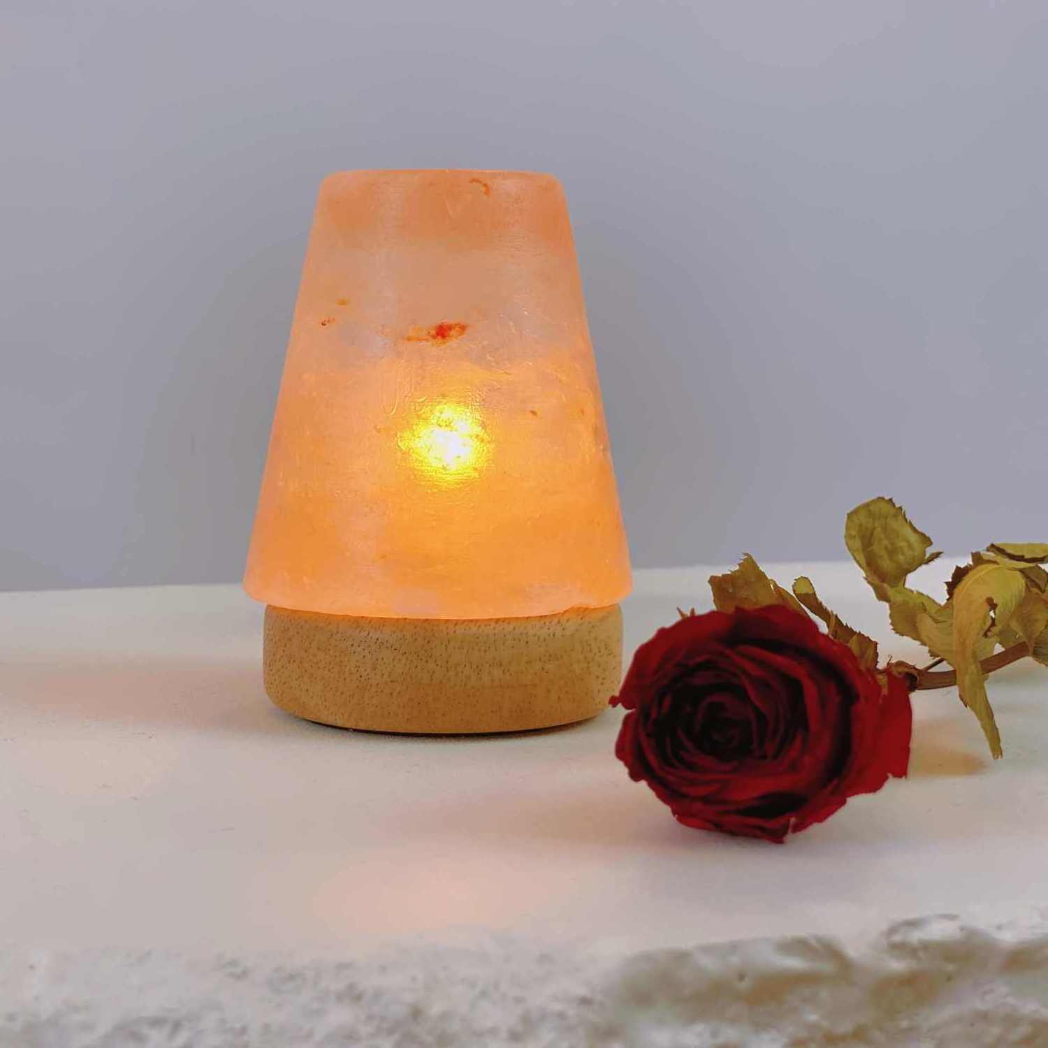 RTRLED USB Customized Shaped Himalayan Salt Crystal Lamp 5V 1 Pound Unique Shaped Halogen Nightlight Decorative Table Lamp