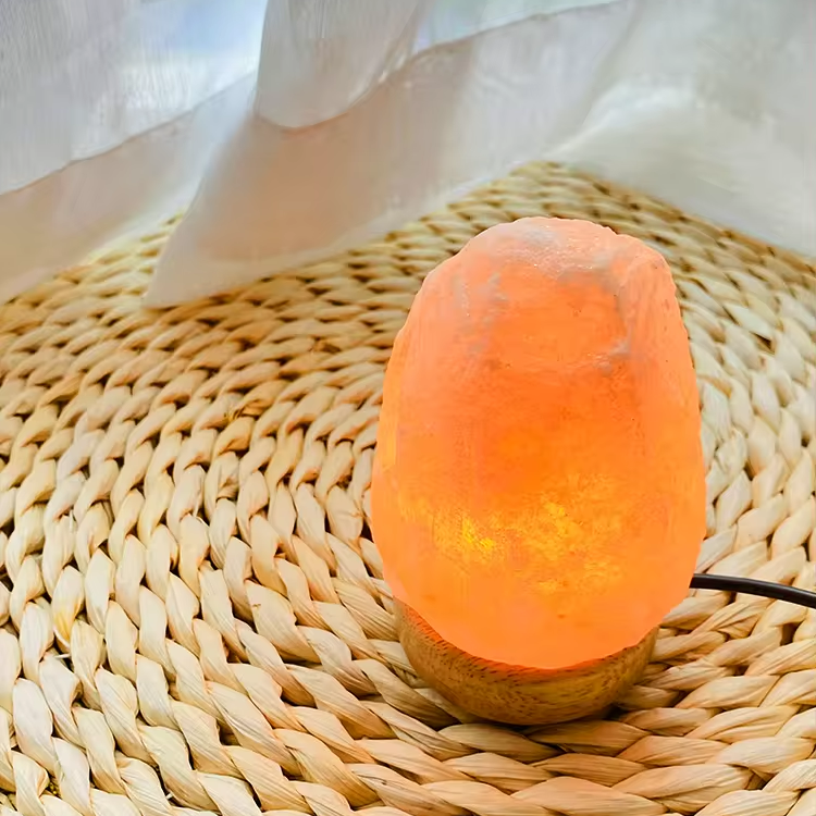 RTRLED2700K Modern Room Decoration Ball Desks Lamp Day Gift Himalayan Crystal Rock Salt Lamp Halogen Lamp Pretty Night Light