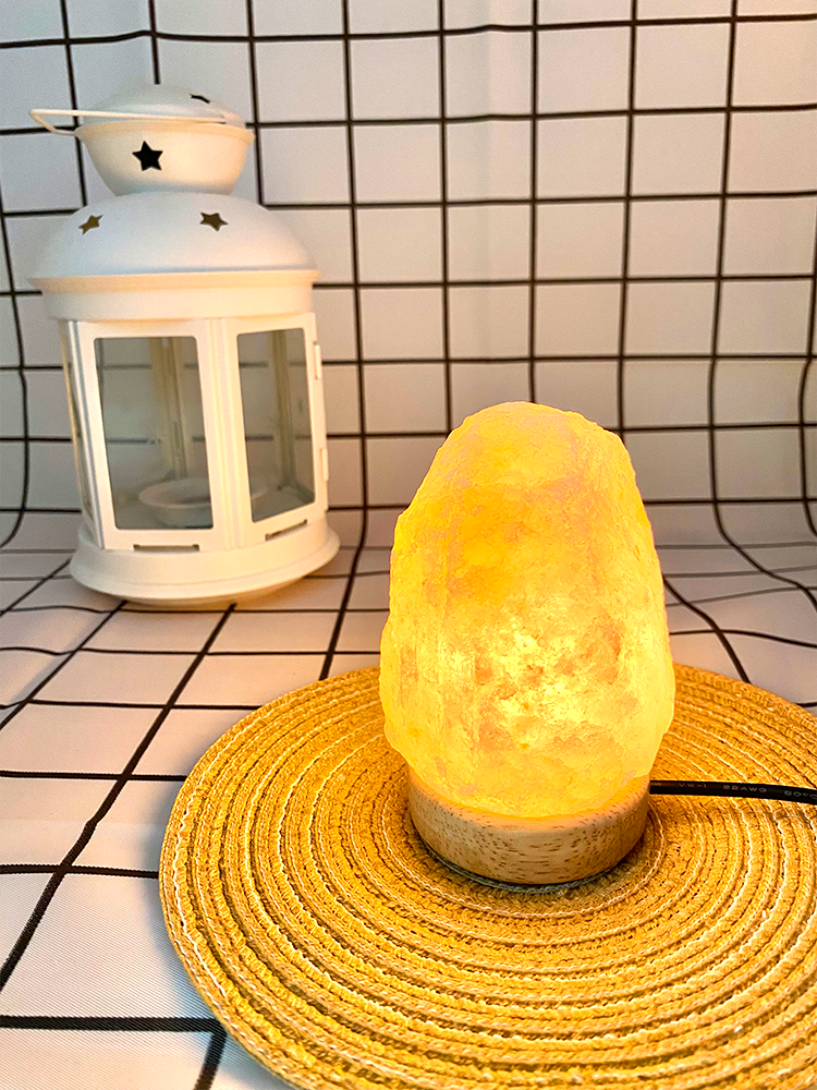 RTRLED2700K Modern Room Decoration Ball Desks Lamp Day Gift Himalayan Crystal Rock Salt Lamp Halogen Lamp Pretty Night Light