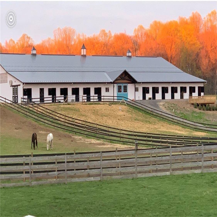 Fast building with Professional design prefabricated steel structure Horse Barns