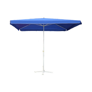 Manufacturer Direct Sale Sun Stall Floor Stand Outdoor Umbrella Square Sunshade Beach Umbrella Logo Advertising Umbrella