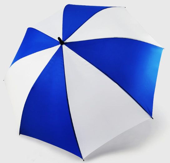 Blue and white golf umbrella 22 inch eva handle with print logo cheap price