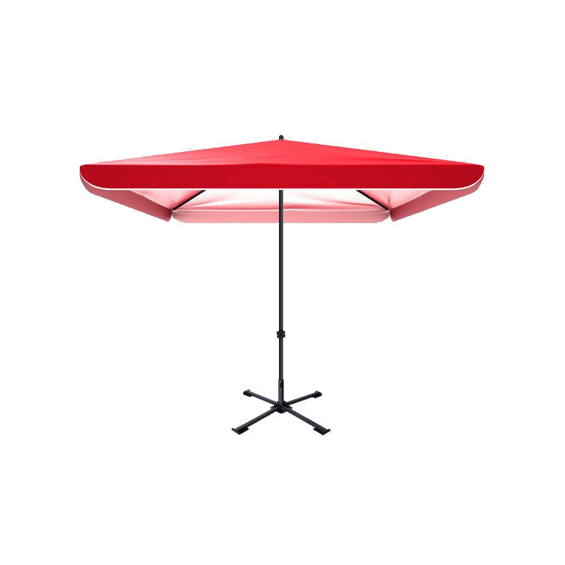 New arrival sun parasols large silver coating sunshade outdoor restaurant strong umbrella square patio garden umbrella