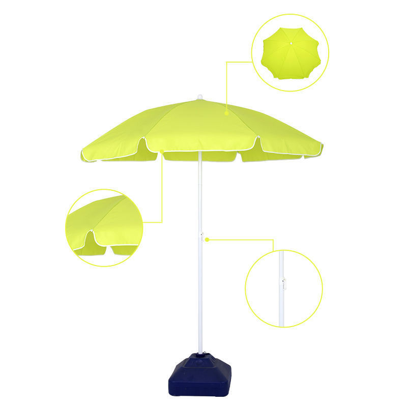 Promotion sunshade outdoor market parasols big garden umbrella cafe hotel custom big size beach umbrella with stand